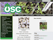 Tablet Screenshot of oscseeds.com
